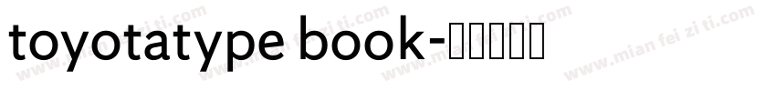 toyotatype book字体转换